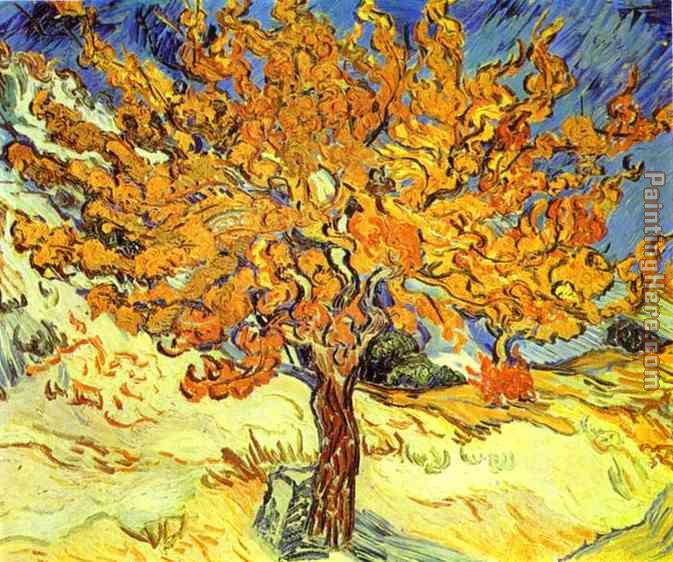 Mulberry Tree painting - Vincent van Gogh Mulberry Tree art painting